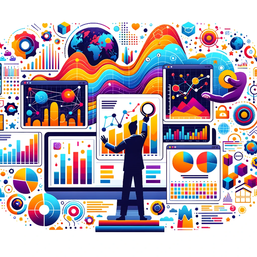 Data visualization using Power BI and Tableau to turn complex data into visual insights, aiding decision-making and reports