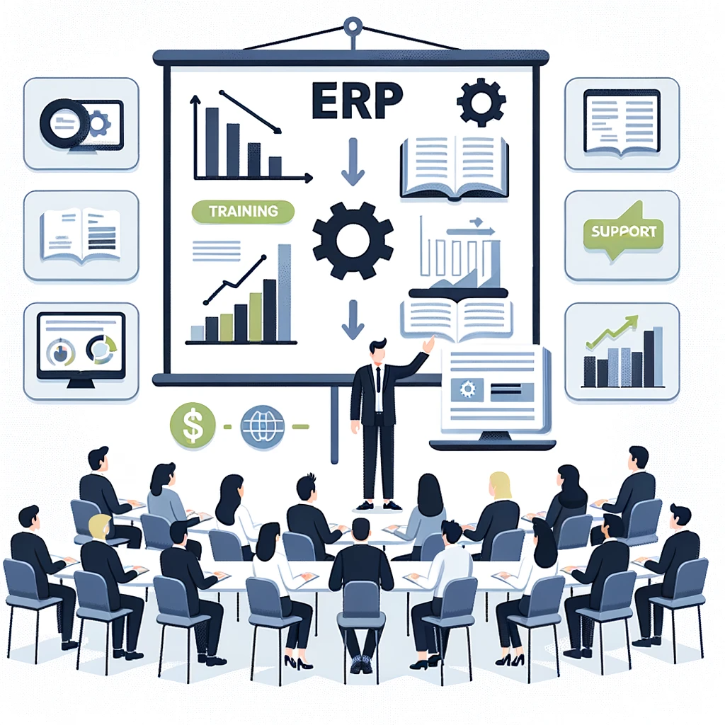 Comprehensive ERP training and ongoing support to ensure successful adoption and long-term benefits from integrated solutions